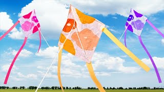 วิธีทำว่าวปักเป้า จากถุงพลาสติก | How to Make a Kite Out of a Plastic Bag