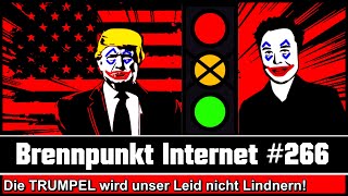 Trump Rein, Lindner Raus, Streamer 10 Jahre Knast // BRENNPUNKT INTERNET #266 [VIDEOPODCAST]