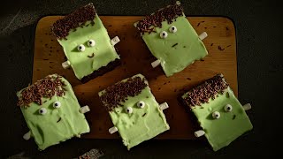 Frankenstein Brownies | Halloween | Moriis Kitchen