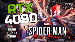 RTX 4090 | Spider-Man: Miles Morales  ( 4K , 1440p | Frame Generation | DLSS, FSR, XESS | DLAA)