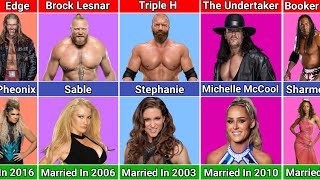 AEW / WWE Superstars Real Life Wrestling Couples