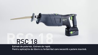 Ferăstrău sabie cu acumulator RSC 18