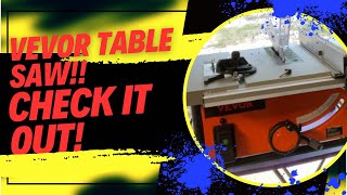 Vevor table saw! Y’all hit that subscribe button help me out! (Sponsored)