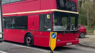 Bear bus LT51 AXH passing through Weybridge  station