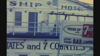 Grand View Point Ship Hotel  Pennsylvania 1960s 8mm home movie clip