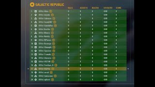 Full 20 player squad of -501st- tags on Naboo in Supremacy