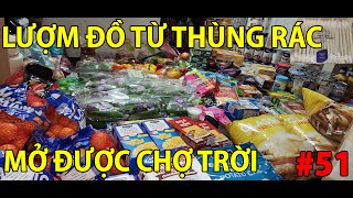 #51-  BỘI THU ĐỒ ĂN, BÁNH KẸO TỪ THÙNG RÁC MỸ 🎉