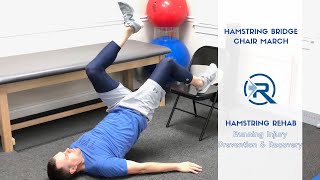 Hamstring Bridge March Exercise | Running Hamstring Injury Relief | SLC Utah Sports Chiropractor