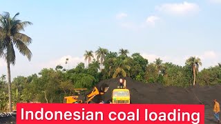 ইন্দোনেশিয়ান কয়লা লোডিং || Indonesian coal loading ||#2020