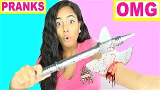 PRANKS TO DO AT HOME! DIY PRANKING PEOPLE