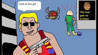 MUGEN: Duke Nukem vs Doomguy (Battle for Kombat Pack)