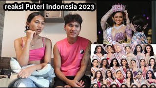 REAKSI MODEL LUAR NEGERI LIAT FARHANA NARISWARI, YASINTA AURELLIA, LULU ZAHARANI PUTERI INDONESIA 23