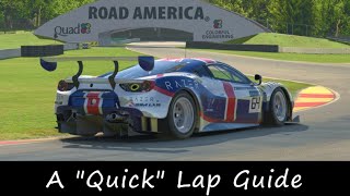 iRacing | Ferrari 488 GT3 Fixed Setup Road America "Quick" guide | America's Best Road Track?