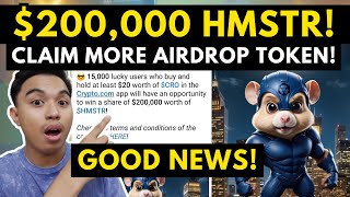 $200,000 HAMSTER KOMBAT TOKEN AIRDROP CAMPAIGN! CLAIM MORE AIRDROP AND REWARDS IN SEPTEMBER 26!