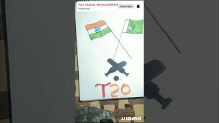 video drawing India 🆚 Pakistan 🇵🇰 #shorts