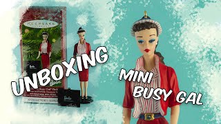 Unboxing Adorno Barbie Busy Gal Mattel & Hallmark