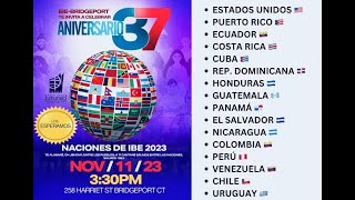 Naciones De IBE 2023 - Aniversario 37