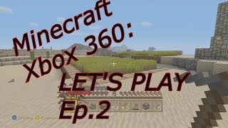 Let's play Minecraft XBOX 360: Ep.2 -Iron Man!- (Finding a new home)