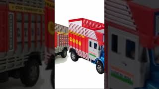 Plastic Public Truck Toys (Red & Blue)