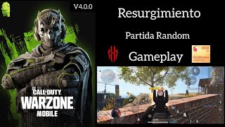 Call of Duty Warzone Mobile Resurgimiento partida Random Red Magic 6 Pro SD888