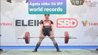 THE GREATEST JUNIOR EVER. Agata Sitko has set 56 world records and is on her way to way more.