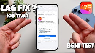 🔴iPhone 12 BGMI Test After iOS 17.5 | Lag Fixed? | Update or Not ?