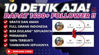 Gratis Sepuasnya!🔥 Cara Menambah Followers Instagram Gratis Permanen Dengan Aplikasi