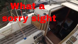 Yacht Restoration | Our Sailing Yacht Waveney such a sorry sight 4K video