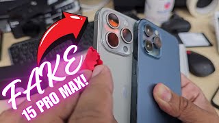 This is a Fake iPhone 15 Pro Max | Careful