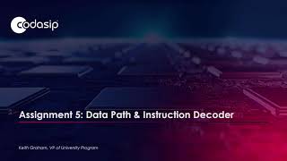 Assignment 5: Data Path and Instruction Decoder