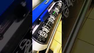 Printing a Business Decal #printing #decals #vinyl #stickers  #youtubeshorts  #shorts