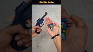 Holi Capsule testing with Holi Water balloon | Holi Capsules vs Diwali gun #amazing #shorts #holi