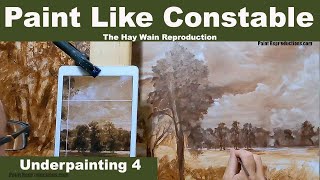 Constable Techniques: The Hay Wain Underpainting 4