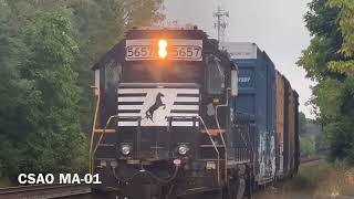 A few trains at South Plainfield, NJ with 1073! 9/27/24