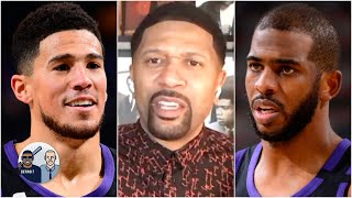 Jalen Rose goes crazy Devin Booker cooking Clippers in the first half | 2021 NBA Playoffs