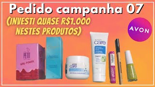 Abertura de Caixa Avon campanha 07/23. Pedido presencial e da loja virtual Avon (Espaço Digital)