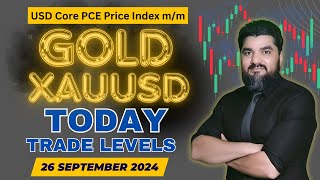 TODAY GOLD XAUUSD TRADE LEVELS | GOLD DAILY FORECAST SELL OR BUY UPDATE 27 SEP 2024 | GOLD ANALYSIS