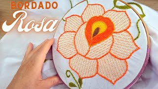 Borda una hermosa ROSA fácil con este tutorial paso a paso  | Un Mundo Maravillisa