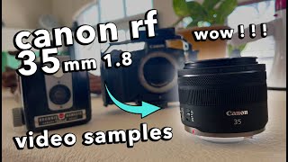 canon rf 35mm 1.8 video