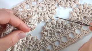 Excellent!!! Crochet Fabulous and Unique Lace Pattern/Crochet Edge Pattern/Author's Design