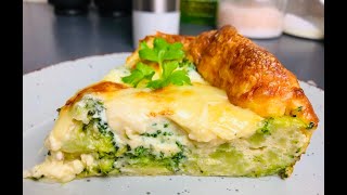 Broccoli omelette/ Омлет с броколи/Нежный омлет/Сочный омлет/ Омлет запеченный в духовке