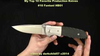 Top 10 Favorite Production Knives