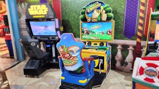 Congo Bongo (2013) Arcade Gameplay | Mario Kart Meets Donkey Konga