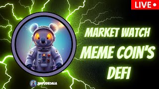 MILADY MEME COIN  JASMY COIN  BTC  $NFK  CAW  CRONOS  DEFI   \ MARKET WATCH \   ***WE ARE LIVE***