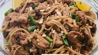 PAD THAI NOODLES | CHICKEN RICE NOODLES RECIPE BY ASMA AZEEM