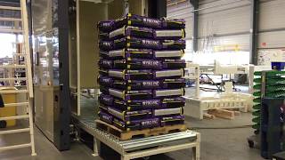 5017 SYMACH Palletizer Pet food 20kg bags