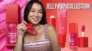 NEW e.l.f Cosmetics Jelly Pop Collection Review | Is it Worth it?! 🍉