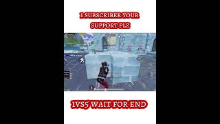 Wait for end 1v5 #shorts #pubgmobile #highlights #pubg #pubgshorts