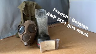 French/Belgian ANP M51 gas mask