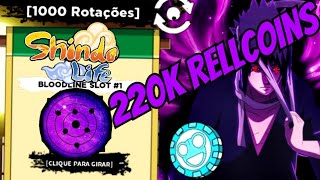 NOVOS CÓDIGOS 1000 SPINS e 220K RELL COINS!! UPDATE 239 no SHINDO LIFE (COMBO SOLA BIJUS) Bronzer_BR